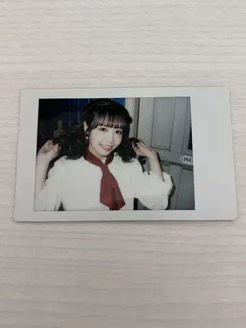 FRUITSZIPPER 나카가와 루나 해피 초코 의상 촬영 폴라로이드