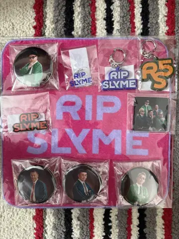 RIP SLYME 굿즈 세트 배지 키링