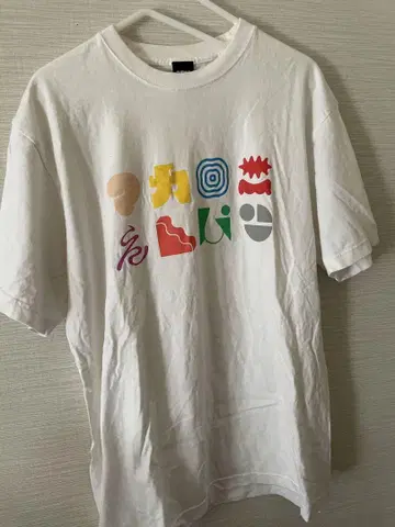 마카로니 연필 T셔츠 화이트