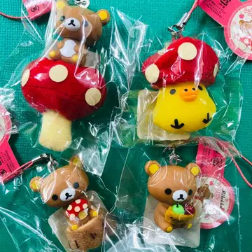 초레어 2011년제 리락쿠마 소프트 비닐 마스코트 숲 4개 세트