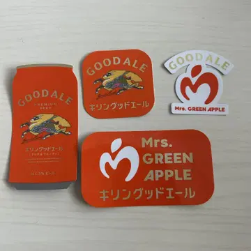 기린굿에일 오리지널 스티커 Mrs.GREENAPPLE