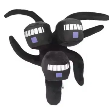 마인크래프트 위저 스톰 블랙 삼두 봉제 인형