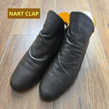 NART CLAP 숏부츠 사이드 지퍼 24.5cm