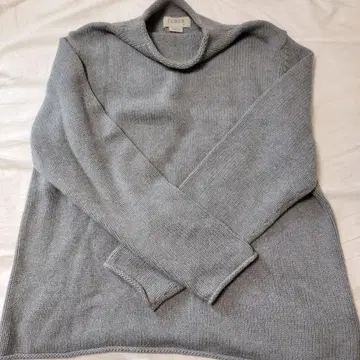 J.CREW 라이트 그레이 니트 스웨터 XL