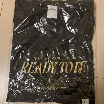 TWICE READY TO BE 티셔츠 L 블랙
