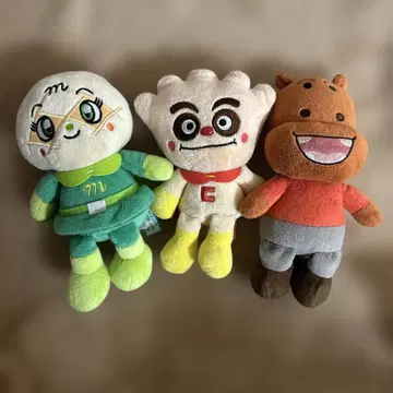 호빵맨 봉제 인형 멜론빵나짱 크림팬더짱 카바오군
