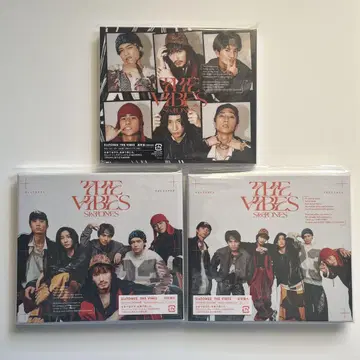 SixTONES 앨범 THE VIBES 3형태 세트 특전 포함