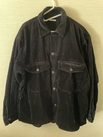 블랙 코듀로이 자켓
