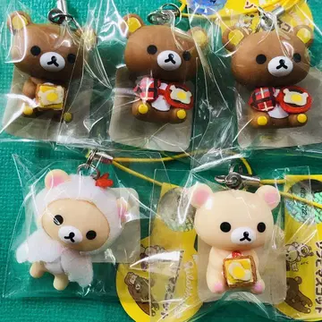 초레어 2012년제 리락쿠마 소프트 비닐 마스코트 계란 4종 5개 세트