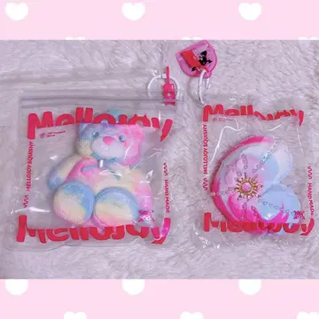 Mellojoy 트론 스퀴즈 멜로조이 도파민 왕국 곰 하트