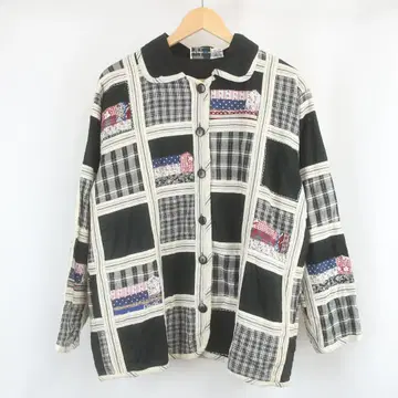 VINTAGE PAUL HARRIS DESIGN 패치워크 자켓