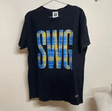 patmarket SWAGGER 스와거 체크 로고 티