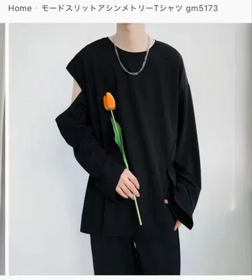 모드 슬릿 비대칭 T셔츠 gm5173