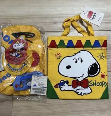 파밀리아 스누피 peanuts 잡화 백 물놀이 세트 쇼와 레트로