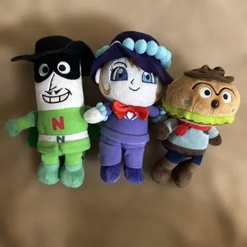 호빵맨 봉제 인형 파대기맨 하얀 경단 씨 햄버거 키드