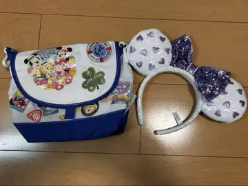Disney 미니 마우스 머리띠 & 팝콘 백 세트