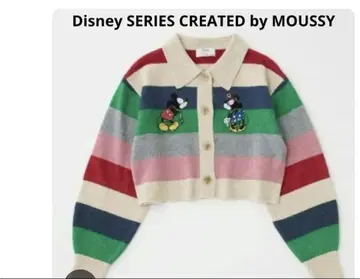 Disney 미키마우스 크롭 가디건
