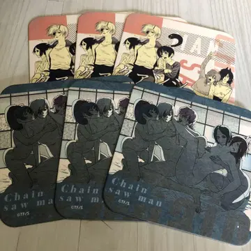 체인소 맨 아트 코스터 콴시