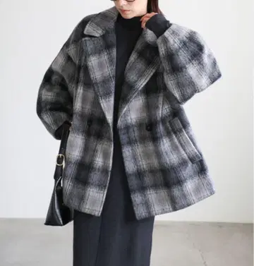 select moca 셀렉트모카 코쿤 슬리브 미들 체스터 코트