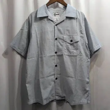 CORBILO 코르비로 네프 들어간 린넨 샴브레이 워크 셔츠 4/L