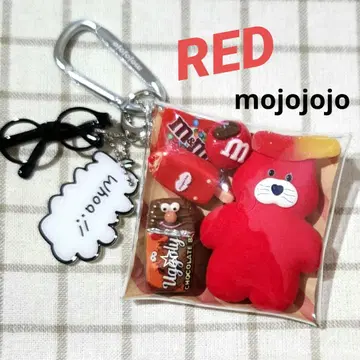 가챠 파우치 mojojojo 레드 계열~