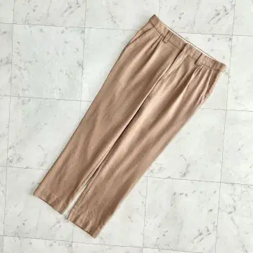 MACPHEE 맥피 팬츠 모 100% 베이지 34
