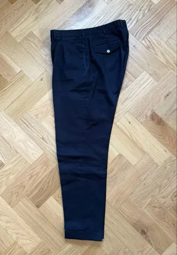 PT01 블랙 치노 팬츠 CARROT FIT 사이즈 50