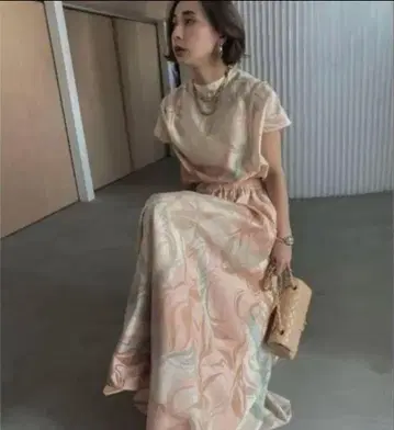 MEDI MANON 세트업 드레스 코랄 S