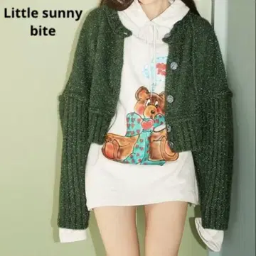 새상품급 리틀 Glitter cardigan 긴팔 가디건 S
