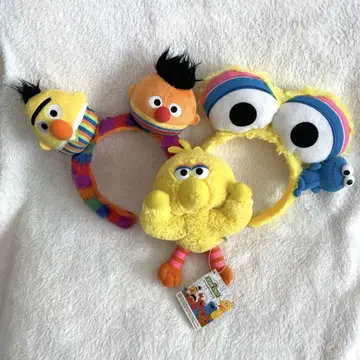 세서미 스트릿 USJ 머리띠 & 빅버드 봉제 인형