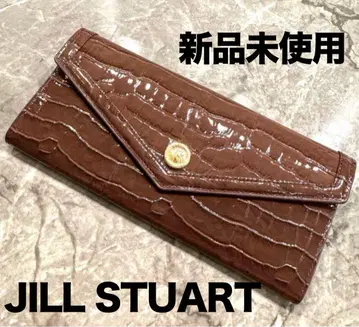 미사용 새상품 JILLSTUART 장지갑 악어 엠보싱 참 포함