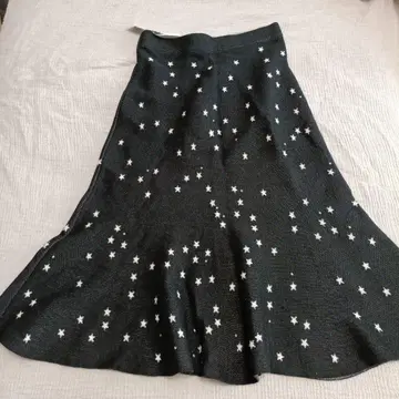 가격 인하 새상품 일본제 그랑 테이블 별 패턴 롱 스커트