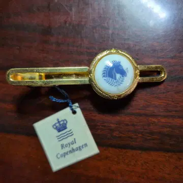 미사용 새상품 Royal Copenhagen 말 디자인 넥타이핀