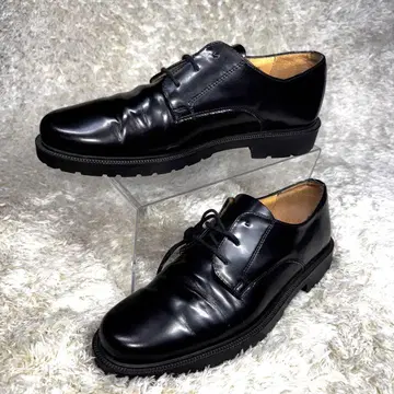 새상품급 KLEMAN 포스트맨 블랙 가죽 드레스 슈즈 24cm