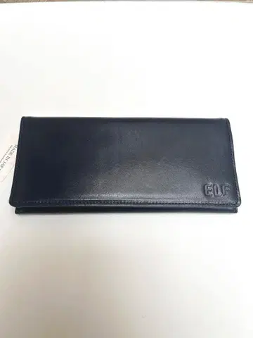 [새상품] ELF 긴자 타니자와 고급 가죽 장지갑 네이비 남성용 일본제