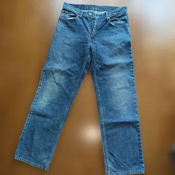 Levis 파란 데님 팬츠 스트레이트 스타일 W33 인심 73cm
