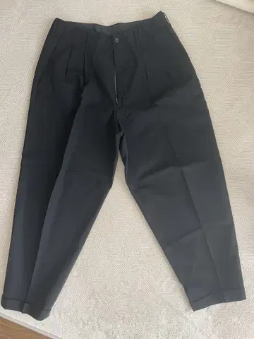 y's for men 블랙 울 와이드 팬츠 사이즈 3
