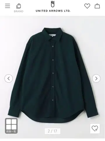 코듀로이 릴랙스 셔츠 DK.GREEN L 사이즈