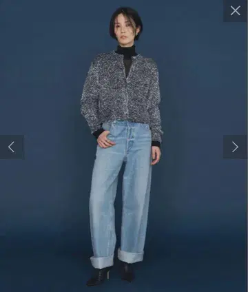 [ 새상품급 ] GALLARDAGALANTE 페더 라메 가디건