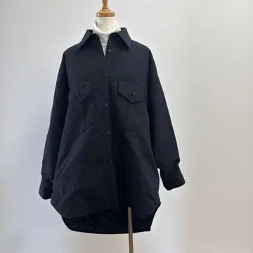 오버 사이즈 셔츠 아우터 리버서블