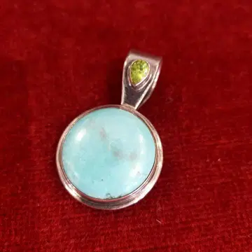 펜던트 탑 헤드 Silver 터콰이즈 컬러 남성용 여성용