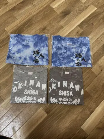 오키나와 시사 T셔츠 4장 세트
