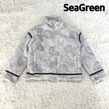 현행 모델 시그린 PAISLEY FUR 페이즐리 퍼 자켓 블루종