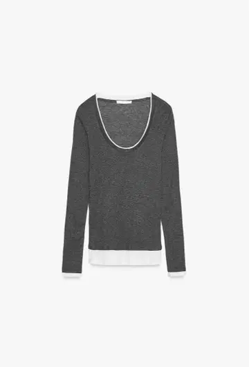 ZARA 더블 이펙트 T셔츠