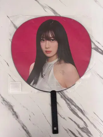 Giselle 부채 핑크 배경