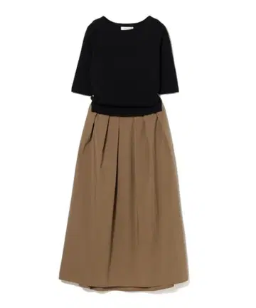 택 포함 새상품 Demi-Luxe BEAMS 니트 도킹 원피스