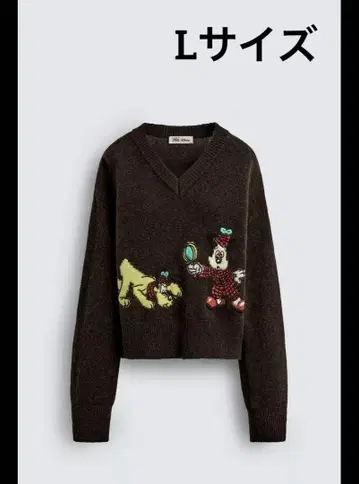 플루토+미키 스웨터 HarryLambert Zara x Disney
