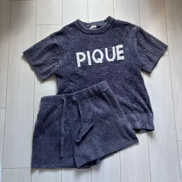 PIQUE 로고 룸웨어 세트