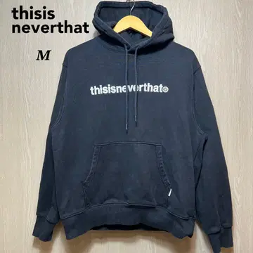 thisisneverthat 후드티 M 블랙 자수 로고