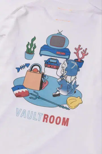 VR x GURA L/S TEE / WHITE M 사이즈